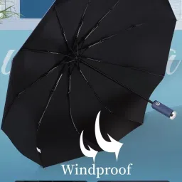care 4 Automatic open/close Folding Umbrella Windproof with LED light with LED light Umbrella image 3
