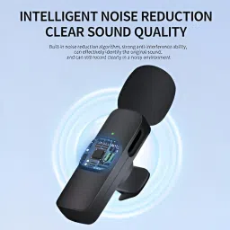 clairbell K8 Wireless Microphone With Bluetooth Mic and Plug for Vlogging, YoutubeE166 Microphone image 3