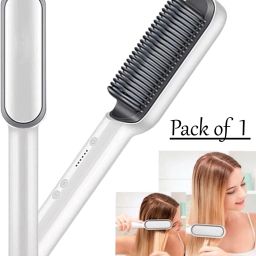 CDER FH 909 New Electric Hair Stylist Comb Hair Straightener Brush Hair Straightener Brush-image-87