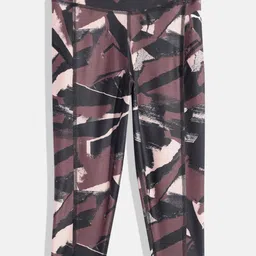 Puma Girls Abstract Print Modern Sports AOP 7/8 Knitted Ankle Length Tight Fit Tights-image-30