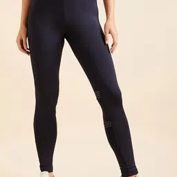 Sweet Dreams Women Navy Blue Ankle Length Tights-image-14