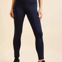 Sweet Dreams Women Navy Blue Ankle-Length Tights-image-19