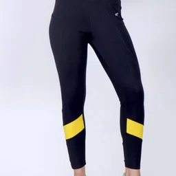 FLURR Women Colourblocked High Rise Tight-Antimicrobial-image-45