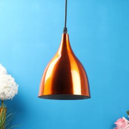 foziq Orange & Brown Solid Ceiling Lamp-26