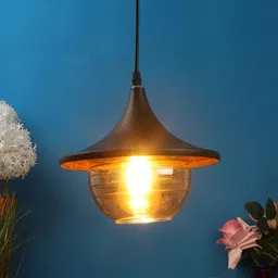 foziq Gold-Toned & Black Contemporary Ceiling Lamp-27