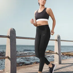 ADIDAS Women Black Solid Running Sports Tights-63