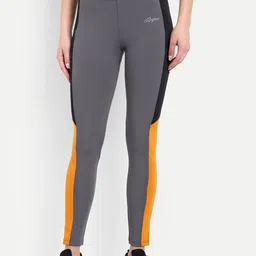 WAYLENE Dry-Fit Colourblocked Ankle-Length Sports Tights-image-82