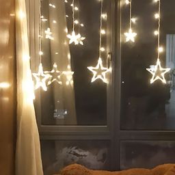 ENORMITY White Star Shape String Lights image 1