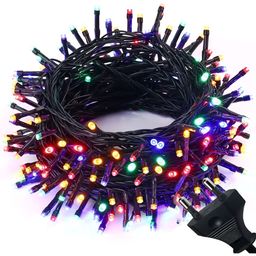 ENORMITY Red & Green Rice Shape String Lights image 1