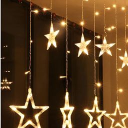 SPARK WORLD Yellow Star Shaped String Lights image 1