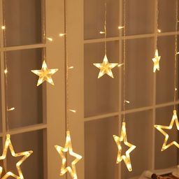 ENORMITY  Yellow Star Shaped  LED String Lights image 1