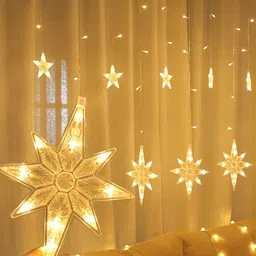 The Purple Tree White Star String Light image 1