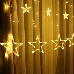ENORMITY Yellow Star Shape String Light image 1