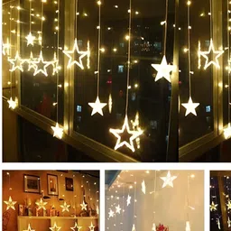 SPARK WORLD Yellow Star Shape String Lights image 2