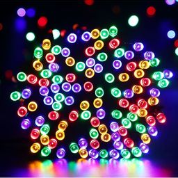 ENORMITY Blue & Yellow Rice Shape String Lights image 2