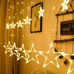 SPARK WORLD Yellow Star Shape String Lights image 3