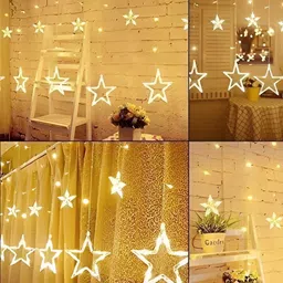 ENORMITY Yellow Star Shape String Lights image 3