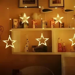 SPARK WORLD Yellow Star Shape String Lights image 3