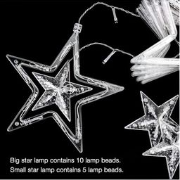 SPARK WORLD Yellow Star Shape String Lights image 3