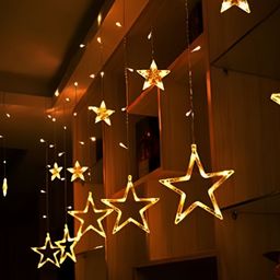 ENORMITY Yellow Star Shape String Lights image 3