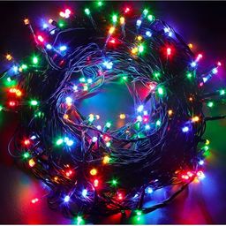 ENORMITY Blue & Green Rice Shape String Lights image 3