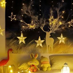 ENORMITY  Yellow Star Shaped  LED String Lights image 3
