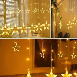 ENORMITY Yellow Star Shape String Lights image 3