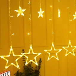 ENORMITY Yellow Star Shape String Lights image 3