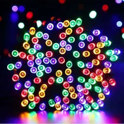 ENORMITY Green & Blue Rice Shape Bulb String Lights image 3