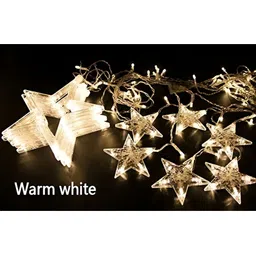 ENORMITY Yellow Star Shaped String Lights image 3
