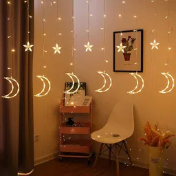 The Purple Tree White Moon Shaped Long Lasting String Lights image 3