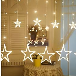 SPARK WORLD Yellow Star Shape String Lights image 3