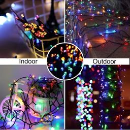 ENORMITY Blue & Green Rice Shape String Lights image 3