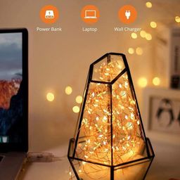 The Purple Tree Warm White Long Lasting USB Powered String Lights image 3