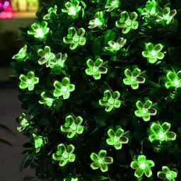 Quace Green Flower String Lights image 3