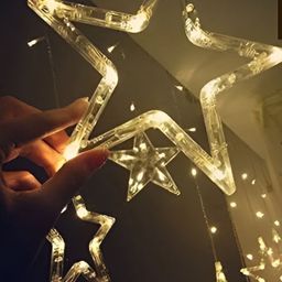 SPARK WORLD Yellow Star Shape String Lights image 4