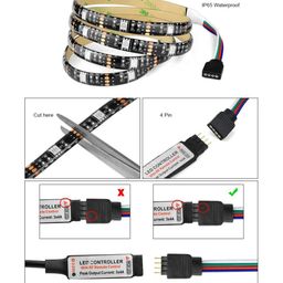 XERGY 5V Usb Led Flexible  Mode 17 Key Controller String Light image 4