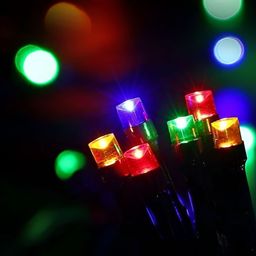 SPARK WORLD Pink Rice Shape String Lights image 4