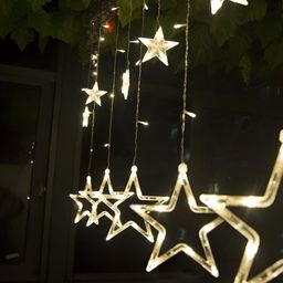 ENORMITY  Yellow Star Shaped  LED String Lights image 4