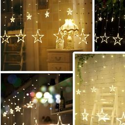 ENORMITY Yellow Star Shaped String Lights image 4