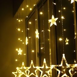 ENORMITY Yellow Star Shape String Lights image 4