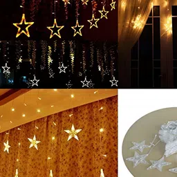 ENORMITY Yellow Star Shape String Lights image 5