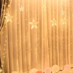 ENORMITY  Yellow Star Shaped  LED String Lights image 5