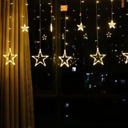 ENORMITY Yellow Star Shaped String Lights image 5