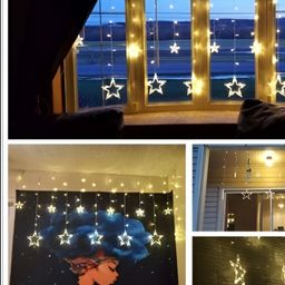 ENORMITY Yellow Star Shaped String Lights image 5