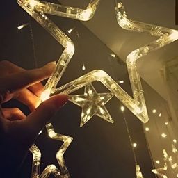 ENORMITY Yellow & White Star Shape String Lights image 5