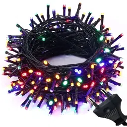 ENORMITY Blue & Yellow Rice Shape String Lights image 4