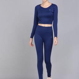 KOBO Super Stretch Long Sleeves Anti-slip Sport Top & Tights Tracksuit-image-16