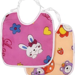 Baby Bibs Pack of 2| Bibs for new born baby ( Multi colour)-picture-11
