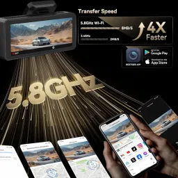 redtiger 4K+4K Dash Cam Dashboard Camera System image 3